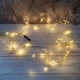Новорічна світлодіодна гірлянда Кінський хвіст 160 LED, святкова гірлянда роса 10 ниток по 1,6 м, гірлянда на ялинку тепле статичне свічення, GKHV-160 - зображення 10