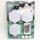 Светильник ночник светодиодный модульный настенный с пультом RGB Set Of 3 набор 3 шт шестигранный Цветной - изображение 1