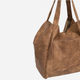 Torebka shopper damska ze skóry naturalnej Look Made With Love 570 Sling Bag Brązowa (5903999313197) - obraz 4