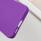 Чохол TPU GETMAN Liquid Silk Full Camera Samsung Galaxy S24 FE Фіолетовий / Purple - зображення 6