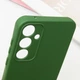 Чохол TPU GETMAN Liquid Silk Full Camera Samsung Galaxy S24 FE Зелений / Dark green - зображення 5