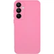 Чохол TPU GETMAN Liquid Silk Full Camera Samsung Galaxy S24 FE Рожевий / Pink - зображення 1