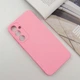 Чохол TPU GETMAN Liquid Silk Full Camera Samsung Galaxy S24 FE Рожевий / Pink - зображення 2