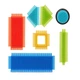 Конструктор серии Bristle Blocks - Строитель, 36 деталей Battat Lite 000308186 - изображение 3