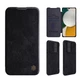Кожаный чехол-книжка Nillkin Qin Pro Camshield для Samsung Galaxy S24 FE Черный - изображение 8