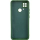 Чохол TPU GETMAN Liquid Silk Full Camera для Xiaomi Redmi 10C Зелений / Dark green - зображення 2