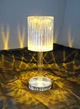 Настільна LED лампа Кристал кришталева Crystal Table Lamp на акумуляторі з сенсорним керуванням та регулюванням яскравості 25 см, 3 кольори - зображення 1