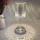 Настільна LED лампа Кристал кришталева Crystal Table Lamp на акумуляторі з сенсорним керуванням та регулюванням яскравості 25 см, 3 кольори - зображення 3