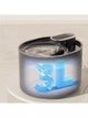 Поилка - фонтан для кошек и собак 3л бесшумная с фильтрацией от USB, поилка для домашних животных 5В, фонтан для домашних животных 20х17х15,5 см. - изображение 8
