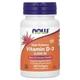 Вітамін Д-3 Now Foods Vitamin D-3 високоефективний 50 мкг (2000 МО), 240 гелевих капсул (NOW-00377) - зображення 1