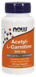 Ацетил Л карнітин Now Foods Acetyl-L-Carnitine 500 мг, 50 вегетаріанських капсул (NOW-00075) - зображення 1
