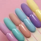 Матовый топ для гель лака без липкого слоя Saga Top Velvet 9 мл - изображение 3