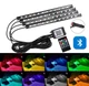 Подсветка салона автомобиля Led RGB 4х9 USB (многоцветная) + Музыка USB - изображение 3