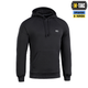 Кофта M-Tac Hoodie Cotton Raglan Black M/R - изображение 3