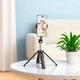 Селфи-монопод HOCO Wave four-leg live broadcast holder K18 Bluetooth 4.0 Черный - изображение 6