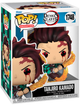 Фігурка Funko POP Animation Demon Slayer Kimetsu No Yaiba 1748 Tanjiro Kamado Kimono Sun Breathing 9 см (0889698803342) - зображення 1