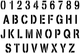 Szablon Vallejo ST-LET002 Stencils Stamp Font 1:35 (8429551986519) - obraz 3