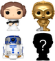 Набір фігурок-сюрприз Funko Bitty POP Star Wars Лея 4 шт (0889698715126) - зображення 2