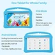 Дитячий планшет 7" Vatenick Kids 2/32Gb 4 ядра Android 10 3000 mAh Б/В +чохол Blue - зображення 6
