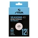 Мячи для настольного тенниса Stiga Seasons 12 шт White (1110-2810-12) (931162) - изображение 4