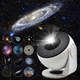 Нічник проектор зоряного неба з 13 змінними катриджами та обертанням Galaxy Projector 360° лампа з проекцією сузір'їв та таймером - зображення 1