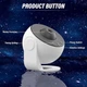 Проектор нічник зоряного неба з 13 змінними катриджами та обертанням Galaxy Projector 360° лампа з проекцією сузір'їв та таймером - зображення 4