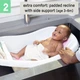 Дитяча ванна Ingenuity Comfy Clean Deluxe, Pink-White, 12914171387 - зображення 8