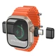 Зарядний пристрій для Apple Watch та Samsung Watch Borofone бездротовий (2,5 Вт, Type-C, USB). Black - зображення 2
