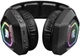 Геймерские игровые Bluetooth наушники Onikuma B100 с выдвижным микрофоном и LED подсветкой Black - изображение 4