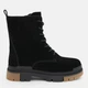 Женские зимние берцы высокие Lola Andy LO-ZM8855-1 39 24.5 см Черные - изображение 1