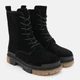 Женские зимние берцы высокие Lola Andy LO-ZM8855-1 39 24.5 см Черные - изображение 2
