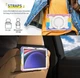 Чохол Rainbow Armor Tablet для Samsung Galaxy Tab A9 (8.7") / чохол для планшета з ремінцем у комплекті / (райдужний рожевий) - зображення 5