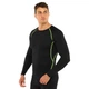 Лонгслів компресійний спортивний LIDONG J01 (поліестер, спандекс, 4XL, Чорний-салатовий) (J01_Чорно-салатовий_4XL) - зображення 3