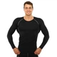 Лонгслів компресійний спортивний LIDONG J01 (поліестер, спандекс, 4XL, Чорний-сірий) (J01_Чорний-сірий_4XL) - зображення 2