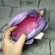 Сумочка детская для девочки с ремешком Единорог с пайетками экокожа 18,5х15х5 см Сиреневая 24-406 - изображение 3