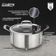 Каструля Heinner Titanium з нержавіючої сталі 5 л (HR-MRK-24) - зображення 5