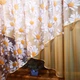 Кухонна фіранка арка коротка готова Стелла пісочний ромашка 280*170 см - зображення 2