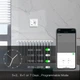 Умный терморегулятор сенсорный для водяного теплого пола с WiFi MoesGo Программируемый комнатный термостат для отопления белый совместим Smart Life/Tuya Alexa Google Home 230В 5А B091Z22S96 - изображение 4