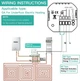 Умный терморегулятор сенсорный для водяного теплого пола с WiFi MoesGo Программируемый комнатный термостат для отопления белый совместим Smart Life/Tuya Alexa Google Home 230В 5А B091Z22S96 - изображение 8