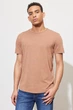 Футболка LEE Shaped Long Fit Коричневий M L62JCKA08 - изображение 1