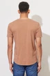 Футболка LEE Shaped Long Fit Коричневий M L62JCKA08 - изображение 4