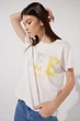 Футболка Lee Jeans VARSITY Білий S LV04EHMK - изображение 5