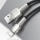 Дата кабель Baseus Cafule Series Metal USB to Lightning 2.4A (1m) (CALJK-A0) Black - изображение 2