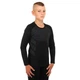 Лонгслів компресійний спортивний LIDONG UA-515 (поліестер, спандекс, зріст 120-125см, Чорний) (UA-515_Чорний_24_зростання_120-12) - зображення 3