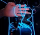 Світлодіодна неонова LED стрічка з USB для підсвічування салону авто 3м UFT LS6 Blue - зображення 2
