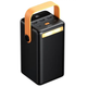 Повербанк для телефона умб Power Bank Awei P101K павербанк с быстрой зарядкой и фонариком 60000 мач универсальная мобильная батарея для планшета и фитнес часов внешняя батарея Черный - изображение 1