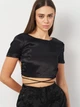 Футболка женская Zara 3067/150 S Черная (03067150800024) - изображение 4