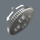 Набор инструментов c трещеткой Wera Zyklop Speed 8100 SA 2 1/4" метрический 05003533001 - изображение 5