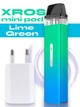 Pod система электронная сигарета Vaporesso XROS Mini Lime Green под подик электронка перезаправляемая многоразовая вапорессо искрос мини вейп стартовый набор для вейпинга с картриджем 2 мл corex + зарядный блок ACG - изображение 1