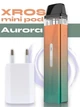 Pod система электронная сигарета Vaporesso XROS Mini Kit Aurora под под электронка перезаправляемая многоразовая вапорессо иксрос мини вейп стартовый набор для вейпинга с картриджем 2 мл corex + зарядный блок ACG - изображение 1